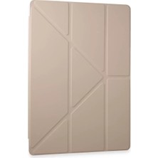 Motto Ticaret Newface Samsung Galaxy Tab A9 Plus Kılıf Kalemlikli Mars Tablet Kılıfı - Rose Gold