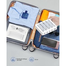 Alkar Store Soopii CS40 48W 4 Port Masaüstü USB Çoklu Şarj Istasyonu