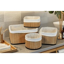 Alkar Store Wicker Premium Serisi 4'lü Set Organizer
