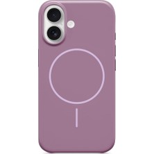 Alkar Store Beats iPhone 16 Kılıf - Magsafe, Çizilmeye Dayanıklı Koruyucu Kılıf, Ince Form, Mikrofiber Kaplama - Menekşe Moru