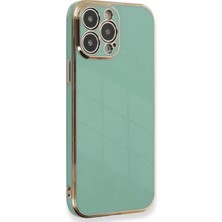 Motto Ticaret Newface Apple Iphone 15 Pro Kılıf Volet Silikon - Açık Yeşil