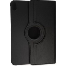 Motto Ticaret Newface Apple Ipad 2022 10.9 (10.nesil) Kılıf 360 Tablet Deri Kılıf - Siyah