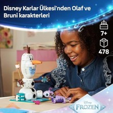 Alkar Store Princess Karlar Ülkesi Olaf ve Bruni'nin Piknik Eğlencesi 43287 – 7 Yaş ve Üzeri Çocuklar Için Renkli Piknik Battaniyesi Içeren Yaratıcı Oyuncak Yapım Seti, Hediye Fikri (478 Parça)