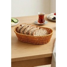 Alkar Store Oval Rattan Mini Ekmek Sepeti - BB6063