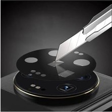 Alkar Store Xiaomi Mi 13 Ultra Ile Uyumlusiyah Çerçeveli Kamera Lens Koruyucu Cam 3d, Kamera
