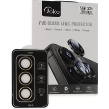 Motto Ticaret Joko Samsung Galaxy S24 Pvd Metal Kamera Lens - Gold