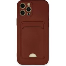 Motto Ticaret Newface Apple Iphone 12 Pro Max Kılıf Kelvin Kartvizitli Silikon - Bordo