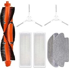 Alkar Store , 7 Parça  Pro ile Uyumlu Beyaz Yan Fırçalı Ultra Set, Xiaomi  P STYTJ02YM Viomi V2 Viomi V2 Pro Viomi V3 Viomi Se ile Uyumlu Beyaz Yan Fırçalı Ultra Set