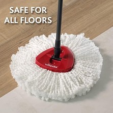 Alkar Store Turbo Classic Mop Yedek Başlık, Mikrofiber, Beyaz, 2 Adet