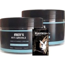 Bezos Süper Mens 2tane 100 ml SNMP20300 Antiwrinkle Erkek Yüz Cilt Kremi Smoothing Cream + Yanında Jel