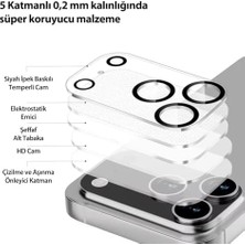 Alkar Store iPhone Kamera Lens Koruyucu Şeffaf 9h Sert Temperli Cam (Iphone 17 Pro Max)