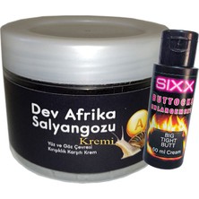 Bezos Giant 100ML Krem Dev Afrikasalyangozu Anti-Aging + Sıxx Kalçaşekillendirme Kremi 60 ml