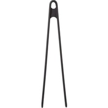 Alkar Store Silikon Kızartma Maşası, 1 Adet, Silikon, 29 Cm, Siyah, Bpa Free