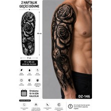 Tattoo Gerçekçi Tam Kol Kaplama Model Geçici Kol Bacak Geçici Sticker Yapıştırma Dövme