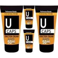 Bezos U Caps Cream 4 Adet 50 ml Erkeklere Krem
