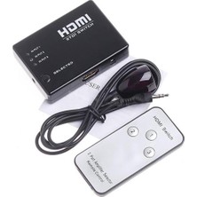 Alkar Store 3 Port HDMI Switch Çoklayıcı Çoğaltıcı Kumandalı