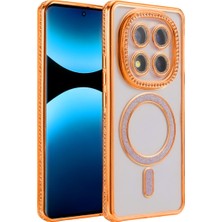 Bezos Note 15 4g Joke Simli Magneticsafe Kılıf - Turuncu