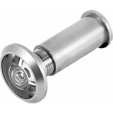 Alkar Store Metal Kapı Dürbünü, 180° Görüş Açısı, 14MM Çap, Ayarlanabilir Uzunluk 50-75MM, Gümüş