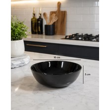 Luminarc Zelıe Çok Amaçlı 6 Lı Siyah Cam Kasesi 16 cm