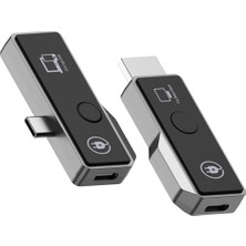 Alkar Store Kablosuz Ekran Yayınlayıcı & Alıcı - 1080P 60Hz HDMI Kablosuz Ekran Adaptörü, Usb-C, Dp-Alt, 5ghz Wifi, Tak Çalıştır, Mac, Windows, Android Uyumluluğu | ZR1180