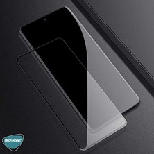 Alkar Store Galaxy Note 10 Lite Tam Kaplayan Temperli Cam Ekran Koruyucu Siyah