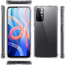 Alkar Store Xiaomi Poco X5 Ile Uyumlu Yüksek Kalite Köşe Korumalı Darbe Emici Yapı Şeffaf Silikon Telefon Kılıfı-Sr