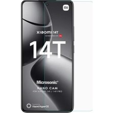 Alkar Store Xiaomi 14T Pro Nano Glass Cam Ekran Koruyucu [14T Pro ile Uyumlu Ekran Koruyucu - Şeffaf]