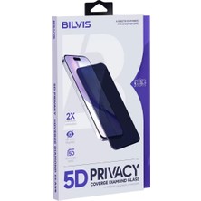 Motto Ticaret Newface Apple Iphone 17 Pro Max Bilvis 5d Privacy Diamond Hayalet Cam Ekran Koruyucu