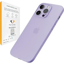Alkar Store iPhone 14 Plus ve 15 Plus Kılıf 6.7" ile Uyumlu, Ultra Ince Cep Telefon Kılıfı, Kamera Bölge Koruyucu, Ekstra Tuşlar, Tpu Malzeme Bpa Içermez, Kolay Temizlenir Phone Case - Mor