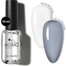 Momo Professional Kalıcı Oje İçin Milky Top Coat, 10 ml