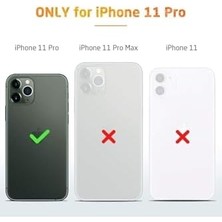 Alkar Store Apple Iphone 11 Pro Kılıf Boyun Omuz Askılı Ipli Anti Şok Köşe Korumalı Şeffaf Silikon Kmp ile Uyumlu