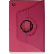 Motto Ticaret Newface Samsung Galaxy Tab A9 Plus Kılıf 360 Tablet Deri Kılıf - Pembe