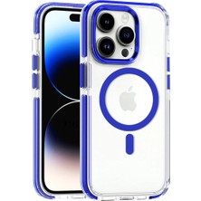 Mabelme Store Joko Apple iPhone 15 Pro Max Bella Magsafe Kapak - Mavi