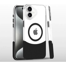 Mabelme Store Joko Apple iPhone 16 Carbon Puzzle Magsafe Kapak - Siyah-2