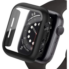 Mabelme Store Apple Watch Ultra 49MM Camlı Kasa Ekran Koruyucu - Siyah