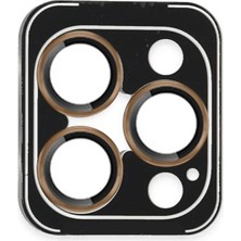 Mabelme Store Joko Apple iPhone 16 Pro Max Pvd Metal Kamera Lens - Gold