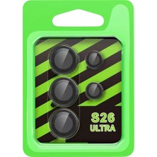 Mabelme Store Samsung Galaxy S26 Ultra Raze Metal Kamera Lens - Siyah