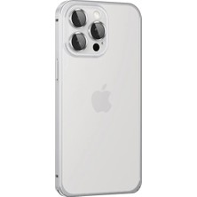 Mabelme Store Joko Apple iPhone 15 Pro Max Metal Bumper Mat Kapak - Gümüş