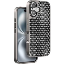 Mabelme Store Venco Apple iPhone 16 Brand Kapak - Gümüş