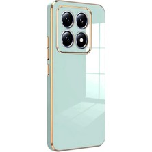 Mabelme Store Xiaomi Mi 14T Pro Volet Silikon - Açık Yeşil