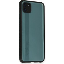 Techora Sale Newface Realme C11 Kılıf Miami Şeffaf Silikon - Siyah