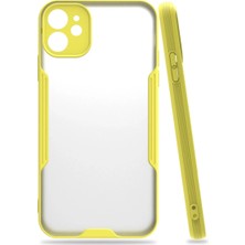 Techora Sale Newface Apple iPhone 11 Kılıf Platin Silikon - Sarı