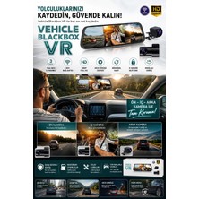 Mabelme Store 2k Ekran Tam Dokunmatik 9.66” Dikiz Ayna Araç Içi Kamera (1080P Arka)