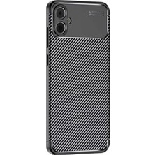 Techora Sale Newface Samsung Galaxy A05 Kılıf Auto Focus Karbon Kapak - Siyah