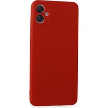 Techora Sale Newface Samsung Galaxy A05 Kılıf First Silikon - Kırmızı