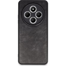 Techora Sale Newface Xiaomi Redmi 14C Kılıf Aras Deri Kapak - Siyah