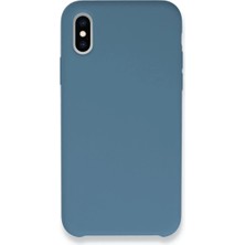 Techora Sale Newface Apple iPhone Xs Max Kılıf Lansman Legant Silikon - Açık Mavi