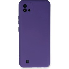 KSB Store Realme C11 2021 Kılıf Nano Içi Kadife Silikon - Mor