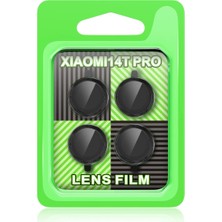 Ozkr Store Xiaomi Mi 14T Pro Raze Metal Kamera Lens - Siyah