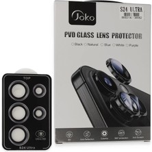 Ozkr Store Joko Samsung Galaxy S24 Ultra Pvd Metal Kamera Lens - Derin Mor